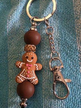 Gingerbread Man Keychain